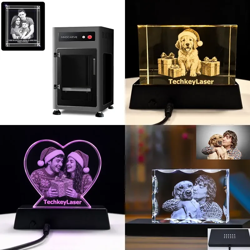 for Gift Shop Crystal Engraving Machine Souvenir Shop Commercial Personalized Photo Crystal Gift Making Machine