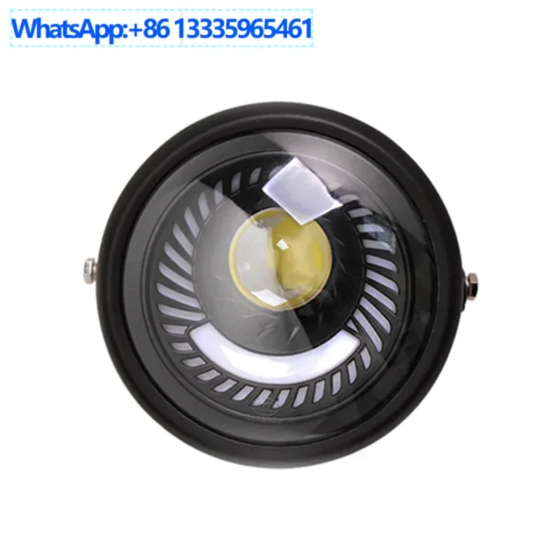 

4PCS motorcycle accessories 6.5-inch LED modified retro general headlights, swirling white light far and near light headlights