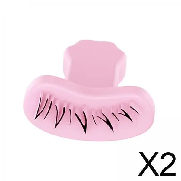 ختم رموش سفلي من السيليكون قابل لإعادة الاستخدام تحت أداة قالب الرموش لممارسة مكياج كحل كاذب #1