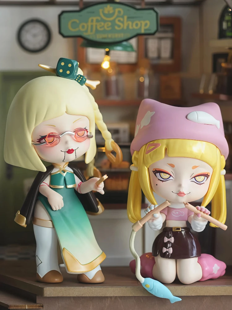 Kayla' X Dare Tide Block Series Blind Box Action Anime Figure Mystery Surprise Ornaments Collector'S Grade Desktop Model Toys