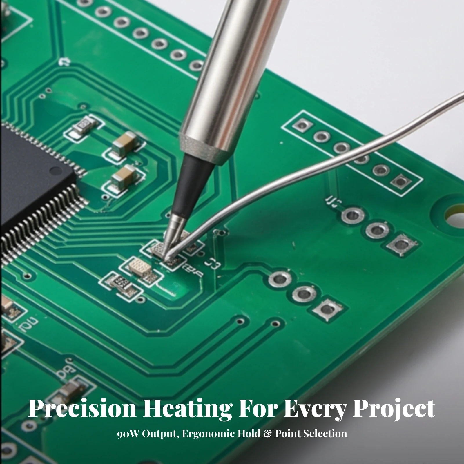 Soldering Iron Kit Adjustable Temperature Soldering Iron with Storage Bag Electronic Repair Kit Internal-Heating Tool
