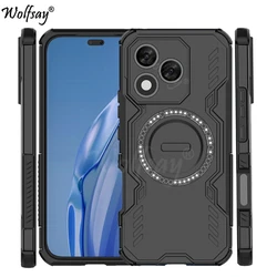 Armor Case For Honor 400 Lite Magnetic Adsorption Wireless Charge Cover Honor 400 200 Lite 400 Pro Case For Honor 400 Lite Case