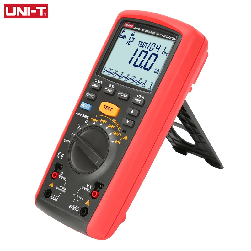 UNI-T UT505A Handheld Insulation Resistance Testers 1000V 20GΩ Ohmmeter Milliometer 6000 Counts True RMS