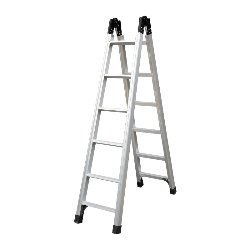 Échelle à double usage en alliage épaissi, échelle domestique pliante, échelle d'ingénierie à chevrons, Multifu