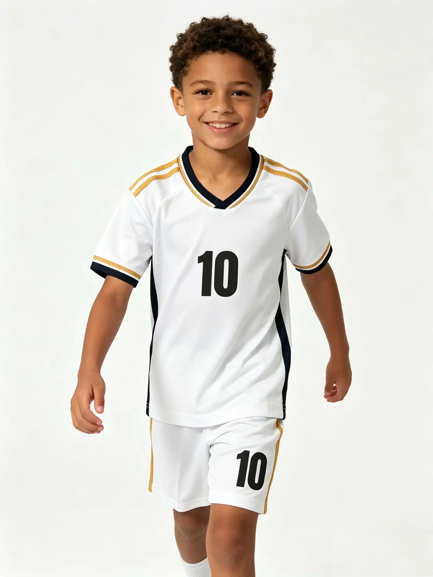 26/27 Unisex Blank Soccer Jersey Set, Kids & Adults Training Uniforms for School Sports, Running & Team Events No. 7 view 5