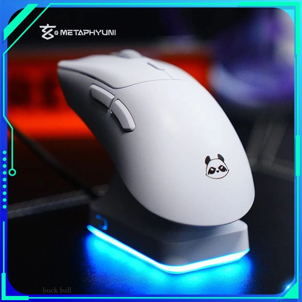 

METAPHYUNI Metapanda P1 UItra Wireless Mouse PAW3395 Sensor Tri Mode Gaming Mouse 4K Low Latency Lightweight Mice Pc Accessories