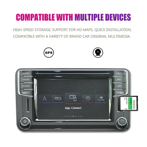 SD GPS 맵 카드 네비게이션 유럽 2025 자동차 Navi for VW AS V21 Sat Nav 32GB MIB2 5NA 919 866 MU 무료 배송