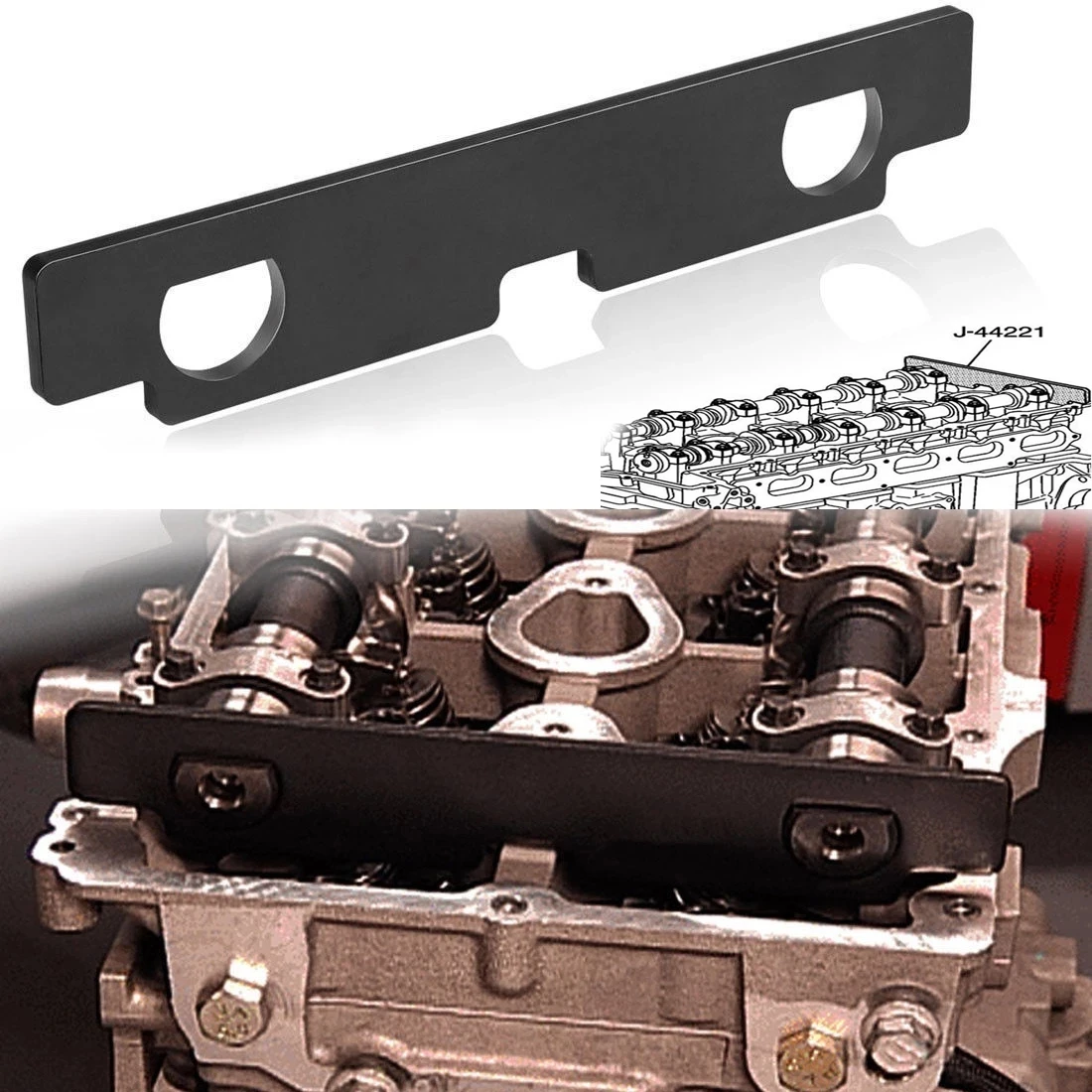 Camshaft Holding Tool Cam Holder Retaining Tool Kit J-44221 for Chevrolet Chevy GMC Envoy G-M IN-LINE 6 CYL