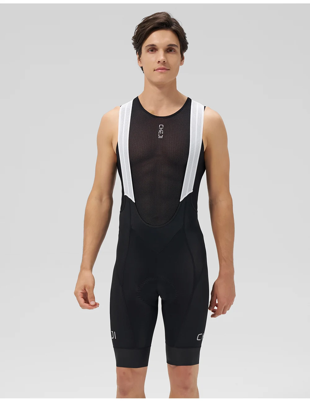 Cheji Herren-Radlerhose mit Trägern – Detail 8