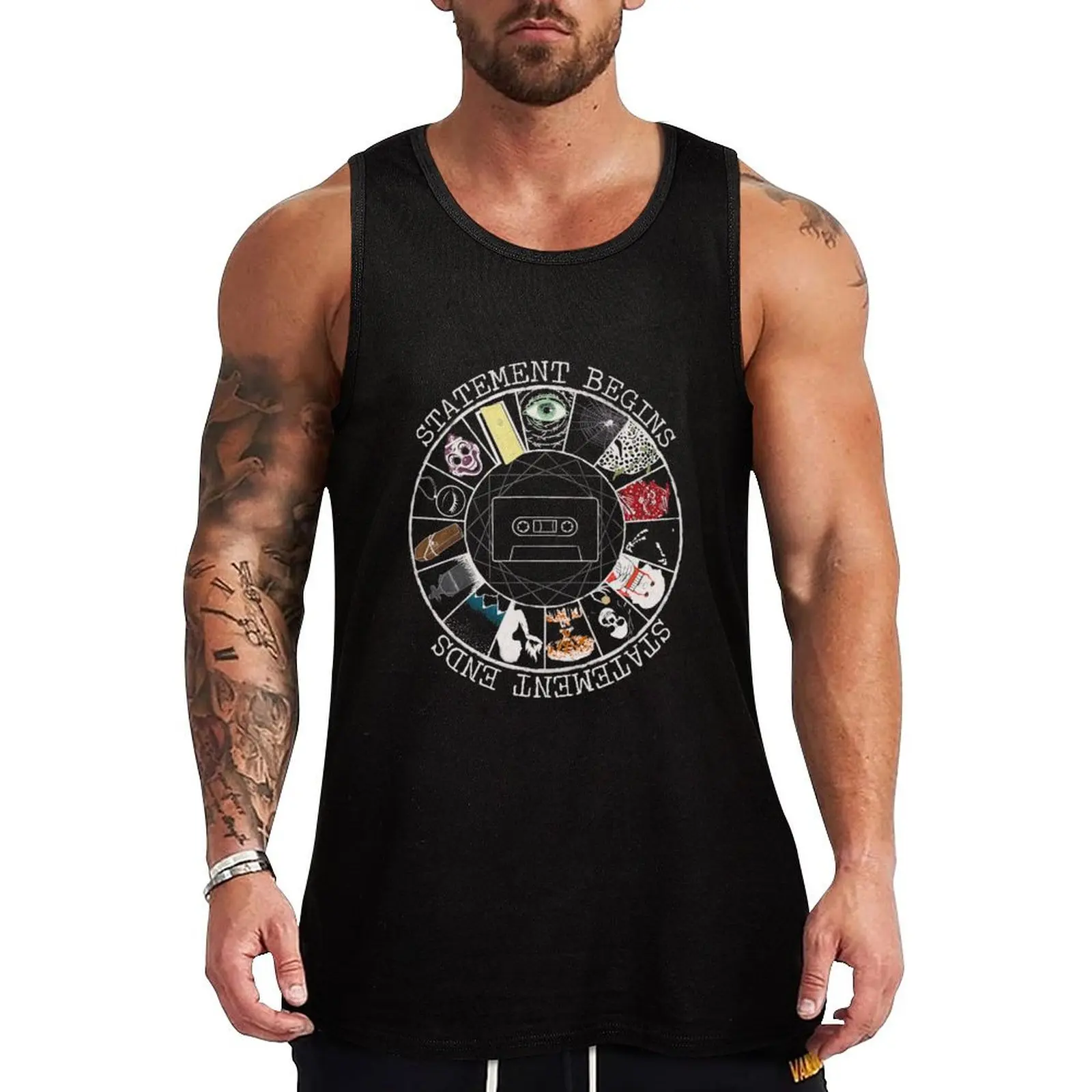 the magnus archives, magnus archives, podcast, rusty quill, archives, magnus Tank Top Men's gym t shirts Bodybuilding shirt