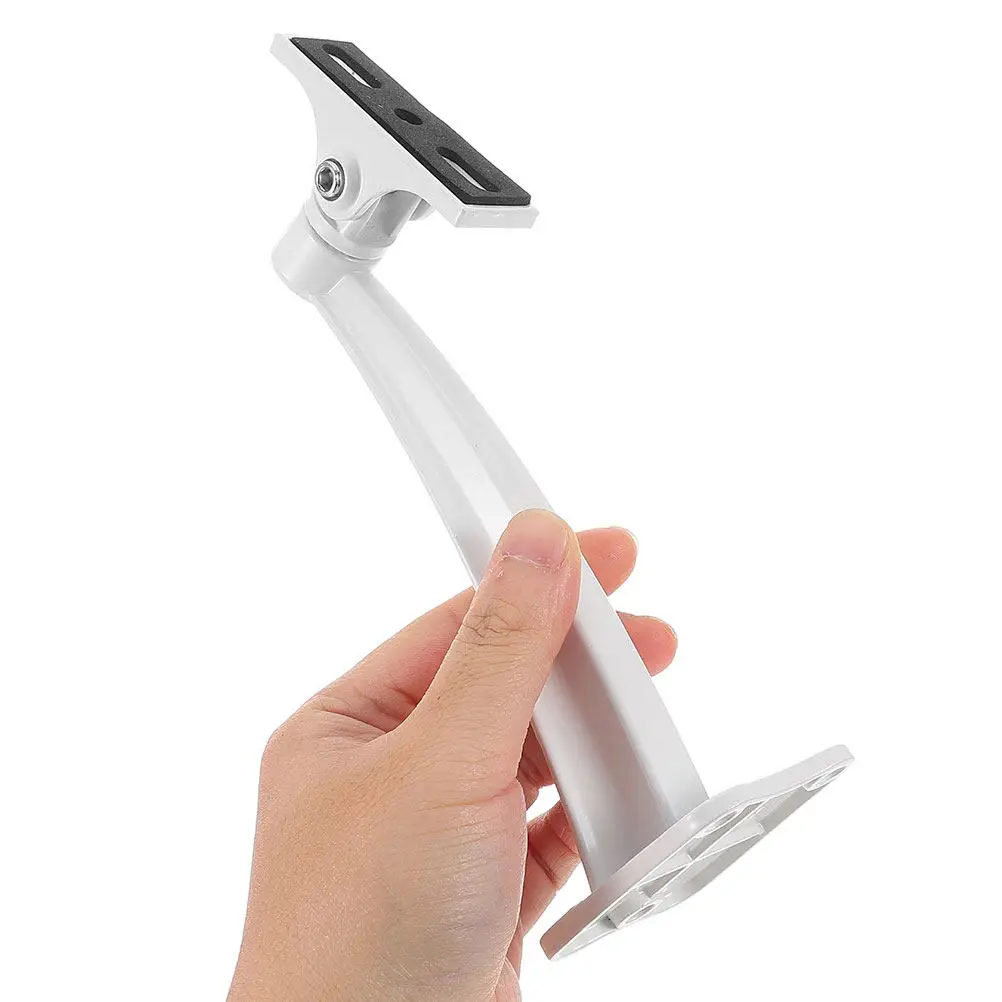 

Кронштейн для камеры видеонаблюдения, 2 шт., из алюминиевого сплава, маленький изогнутый настенный держатель, регулируемый кронштейн для монитора/камеры, из алюминиевого сплава