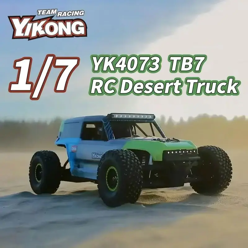 Yikong Yk4073 Tb7 4wd Rtr 6s Brushless 1/7 Rc Electric Remote Control Model Car Desert Truck Adult Children'S Toy Christmas Gift