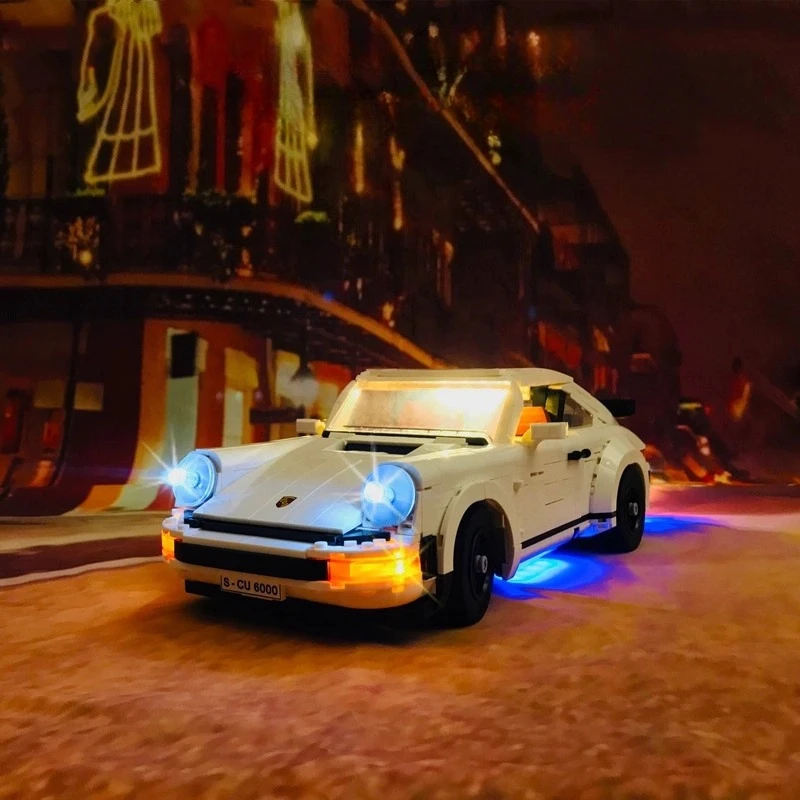 LED-Beleuchtungsset für das Auto LEGO 911 10295 mit Lampenideen, ohne Bausteine (nur LED-Beleuchtungsset).