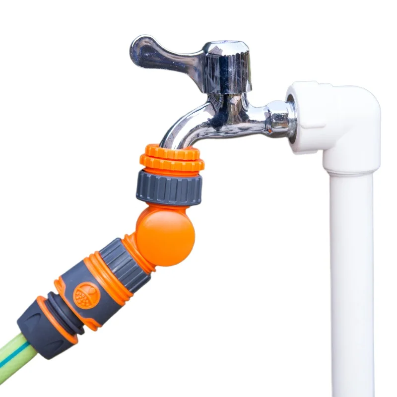 1/2 Inch Garden Hose Connector-Quick Connect Water Pipe Adapter for Hose Reel, Faucet, Sprinkler - Heavy Duty Brass Fitting