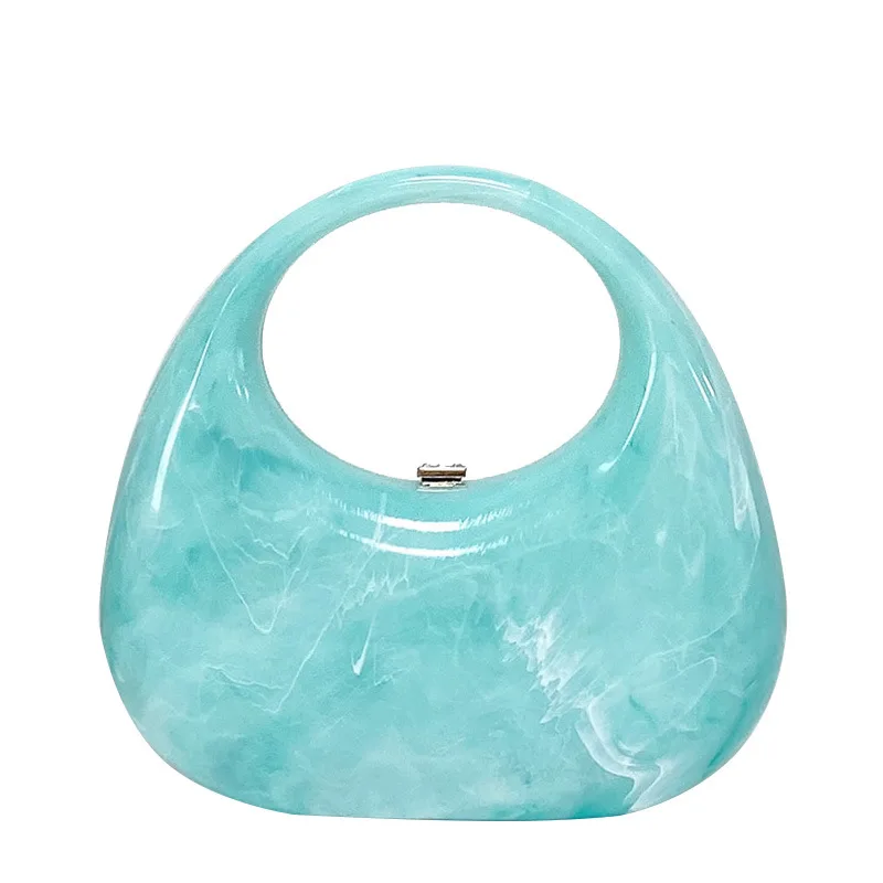 Imagem -05 - Bolsas Acrílicas para Mulheres Bolsas de Designer de Luxo Nova Moda Bolsa de Personalidade Mala de Vestidos Bolsa de Praia Transparente Balde Alta Qualidade