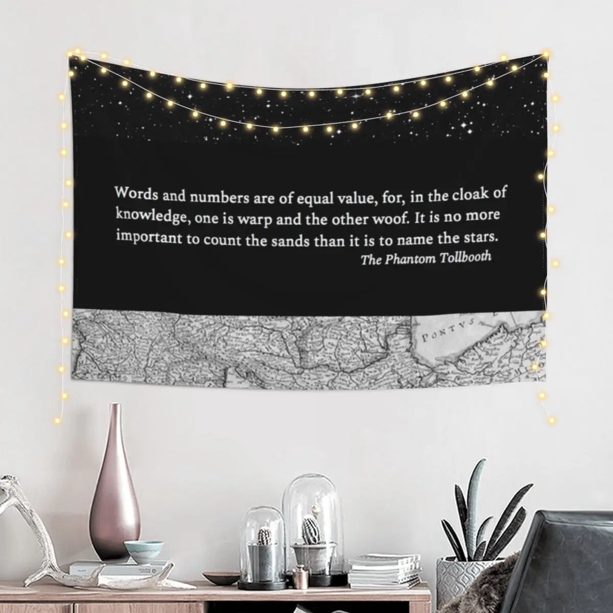 Rhyme and Reason's Wisdom Tapestry Carpet Wall Luxury Living Room Decoration Bathroom Decor Tapestry