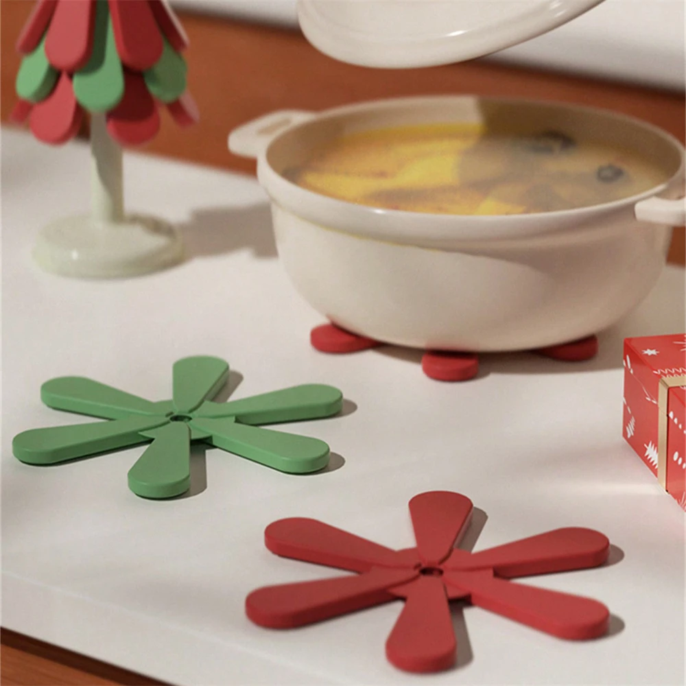 

1pc Anti Scald Placemats Pot Silicone Mat Dishes Trivet Set Coaster for Teapot