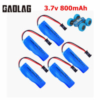 For JJRC C2 D828 RC Car Parts 14500 3.7v 800mAh Li-ion Battery SM-2P For RC Stunt Dump Car Toys Accessories 1pcs to 5pcs