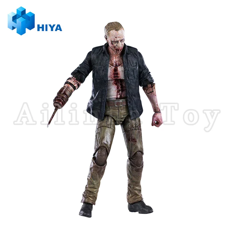 [Pre-pedido] figura de acción HIYA 1/18 de 4 pulgadas exquisita Mini serie The Walking Dead Merle Walker versión Anime juguete