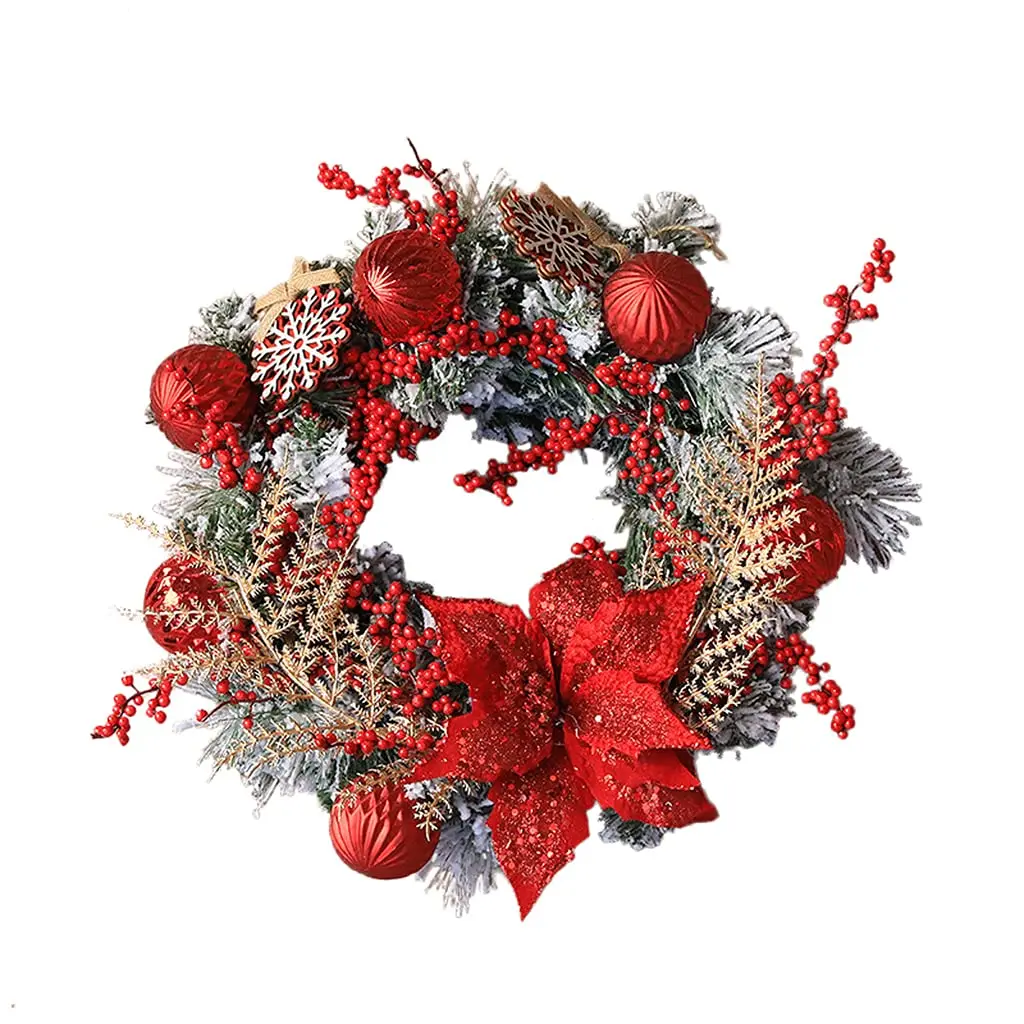 Halloween Decorative Wreath, Autumn Home Multifunction Wall Hanging Christmas Wreath Front Door Decoration Thanksgiving