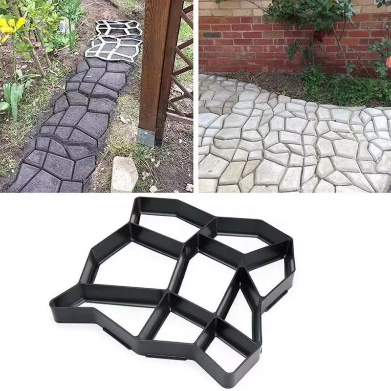 35CM DIY Stone Pavement mold for making pathways for your garden Concrete garden molds