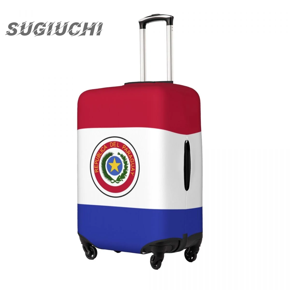 Paraguay Country Flag Luggage Cover Suitcase Travel Accessories Printed Elastic Dust Cover Bag Trolley Case Protective