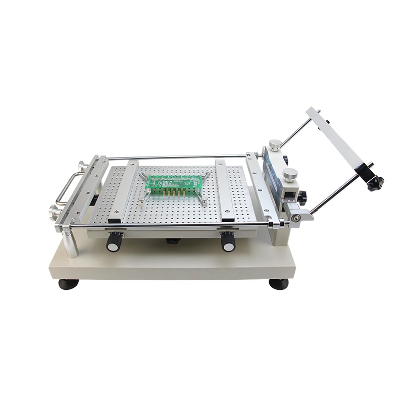 Desktop Frameless PCB Solder Paste Stencil Printer YX3040-F 30x40cm for PCB Assembly Support Frameless Stencil