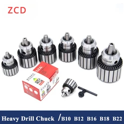 ZCD Taper thread B10 B12 B16 B18 B22 drill chuck wrench rotation clamping 1mm 5mm 13mm 16mm 20mm tool tool tool rest drill chuck