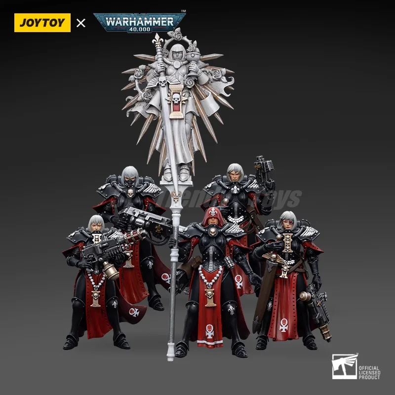 JOYTOY Warhammer 40K Adepta Sororitas Battle Sister Sister Noyalle Superior Kassia Jurel Ludwenna Saelon Action Figure Model Toy