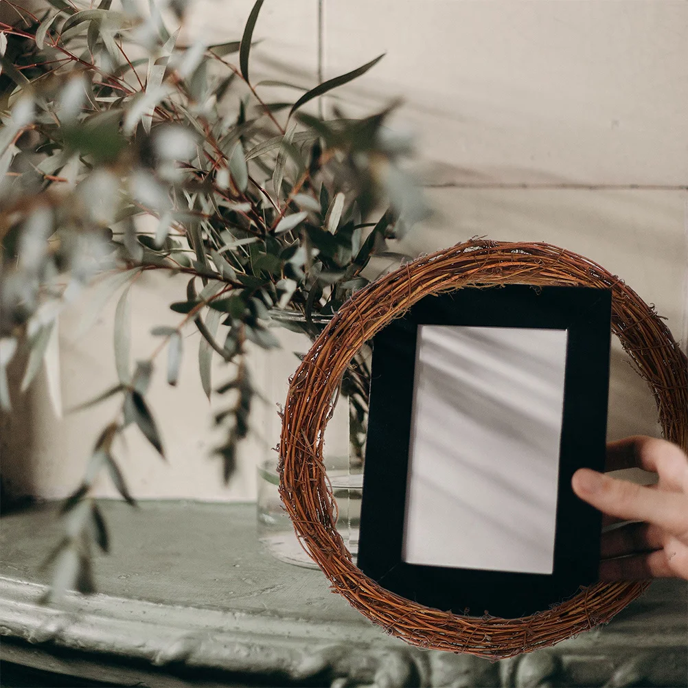 

3Pcs Grapevine Wreath Frames Round DIY Craft Material for Holidays Weddings Birthdays Sturdy and Resistant to Breaking