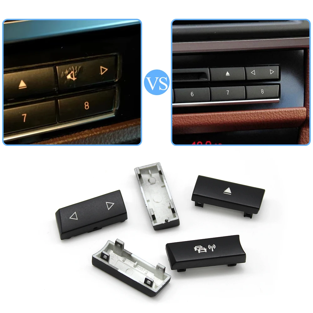 سيارة الجبهة لوحة القيادة وحدة التحكم راديو مشغل أقراص مضغوطة وضع FM/AM زر لسيارات BMW 5 5GT 6 7 سلسلة F10 F11 F18 F07 F06 F12 F13 F01 F02 F04