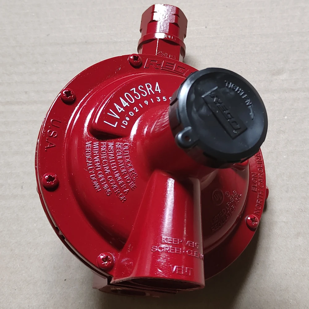 REGO Regulator LV4403SR4 57kg/h LPG High Pressure First Stage Regulators Cylinder Pipe Pressure Reducing Valve 1/2" - Image 5