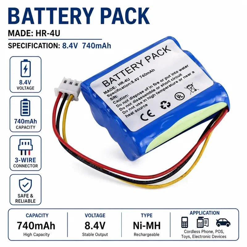 [NEW]  For Germany Fitzmann Vocastim Trainer HR-AAA4U-1000-F3 F4 Battery