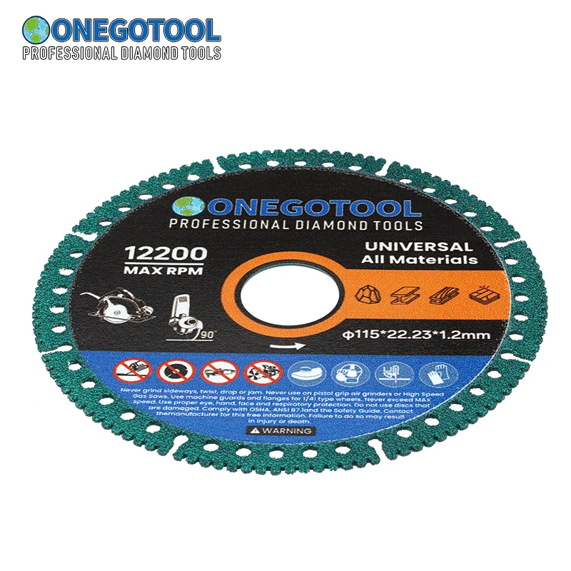 Composite Multifunctional Cutting Saw Blade 110/125mm Ultra-thin Saw Blade Ceramic Tile Glass Cutting Disc For Angle Grinder