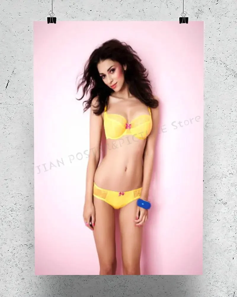 R0256 Georgia Salpa 03 Star Sexy Beautiful Girl Model Wall Sticker Silk Poster Art Home Decoration