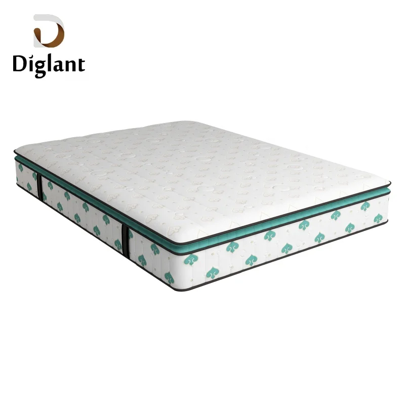 D128 Modern Hotel Bed Hot Sale Inner Spring High Grade Fine Customized Size Good Rest Knitted Fabric Mattress