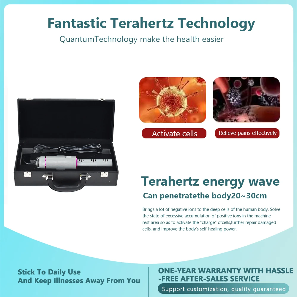 

DS-IV Terahertz Wand Blower Magnetic Healthy Device Electric Heating Therapy Terahertz Wave Blue Light Blower Cell Physiotherapy