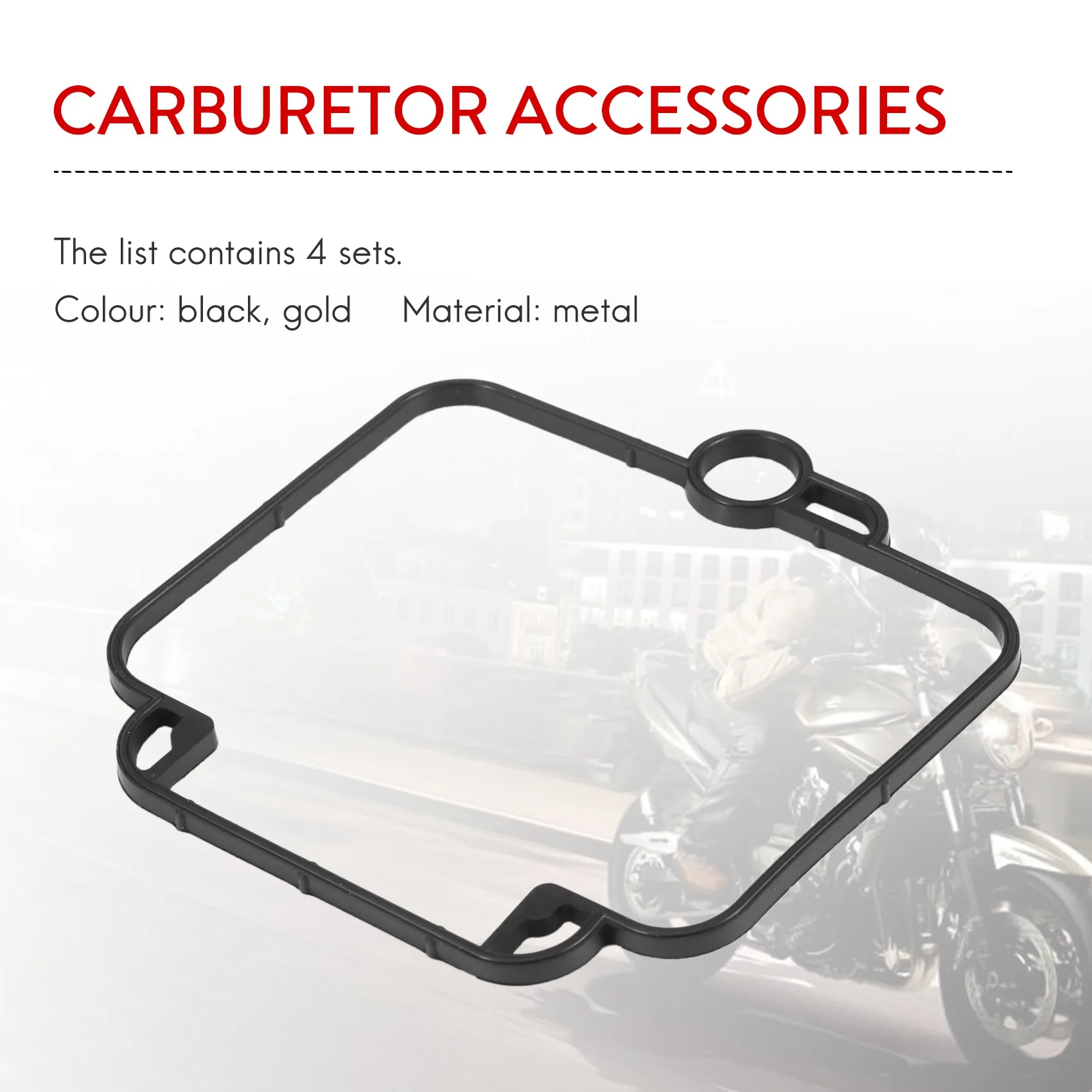 

4Pcs Carburetor Carb Repair Kit Carburetor Accessories for Suzuki Bandit GSF400 GSF 400