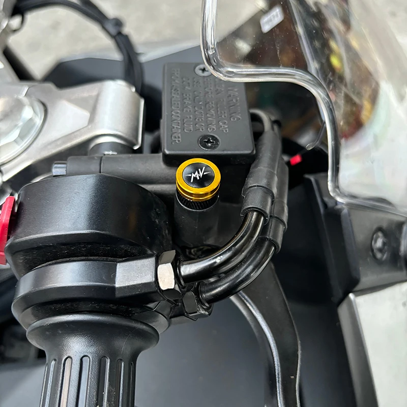 MV Motorcycle M10*1.25 Aluminum Screws Bolts Mirror Hole Plugs Cap For MV Agusta F3 675 800 Brutale 800 1000 Turismo Veloce RC