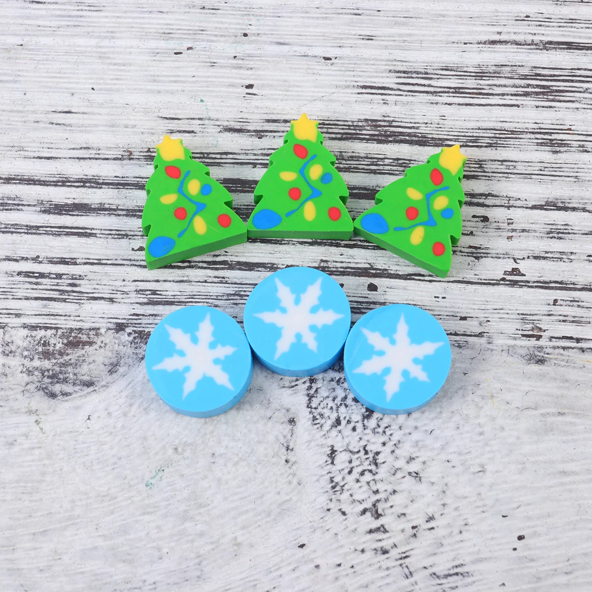 

Christmas Eraser Lovely Design Eraser for School Students Fast Drafting Correction Stationery Holiday Gift Set