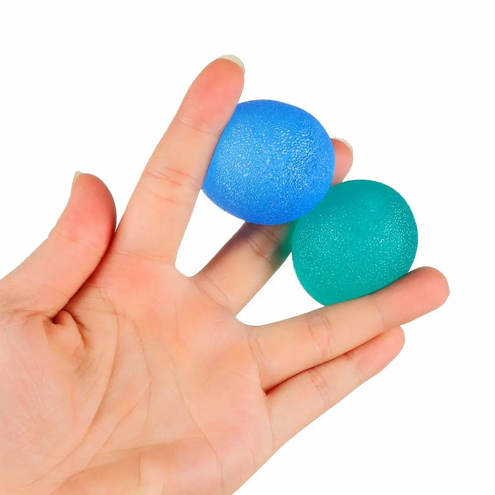 Palla di Silicone impugnatura allenatore di forza adulti bambini terapia di riabilitazione del polso sollievo dallo Stress resistenza alle dita