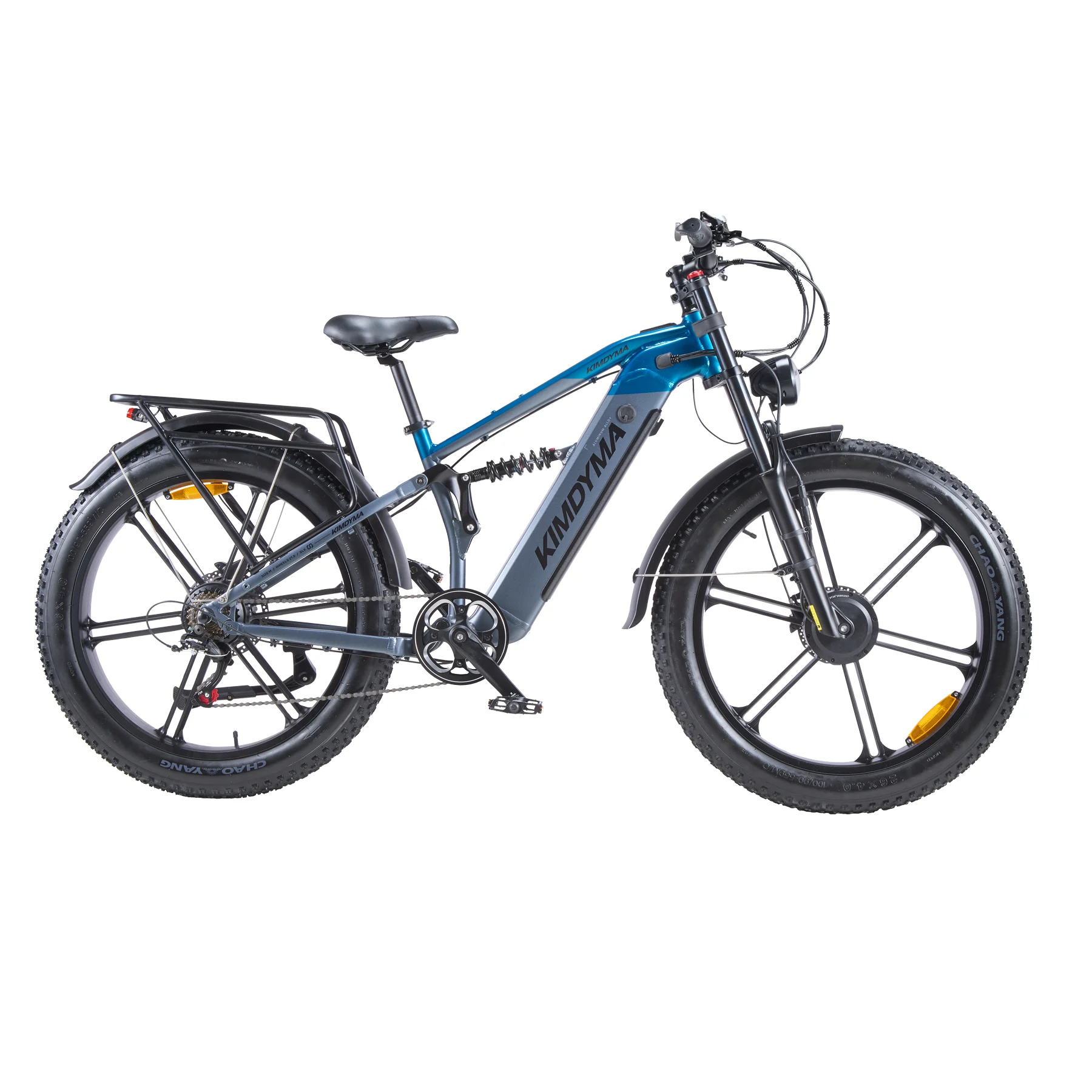 AliExpress NONE KIMDYMA K03 Urban Commuting Electric Bicycle, Shimano Front & Rear Brakes, Aluminum Alloy Frame, 48V 20AH Battery, 26*4.0 Wide Tires, Full Suspension, Adult Off‑Road Fat Tire E‑Bike