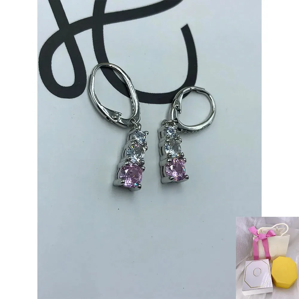 

Новые хит продаж, серьги с имитацией розовых кристаллов, очаровательные женские романтические украшения, праздничные подарки