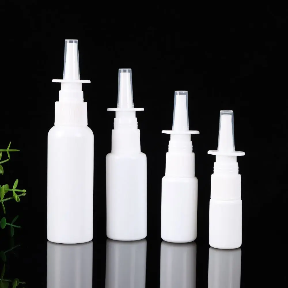 5/10/20/30/50ml Home Mist Pump Nose Dropper Bottles Empty Nasal Sprayer Refillable Container Spray Bottle