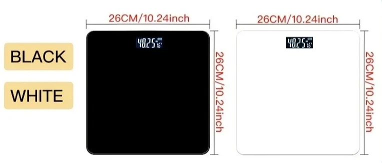 High Precision Bathroom Photo Room Scale,Electronic Scale,Accurate,LED Display Screen And Temperature Display Can Switch