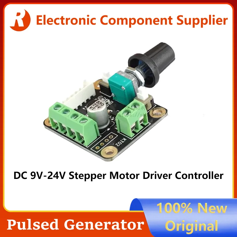 

Step servo motor controller governor pulse generator knob rotation stepless speed regulation speed and slow