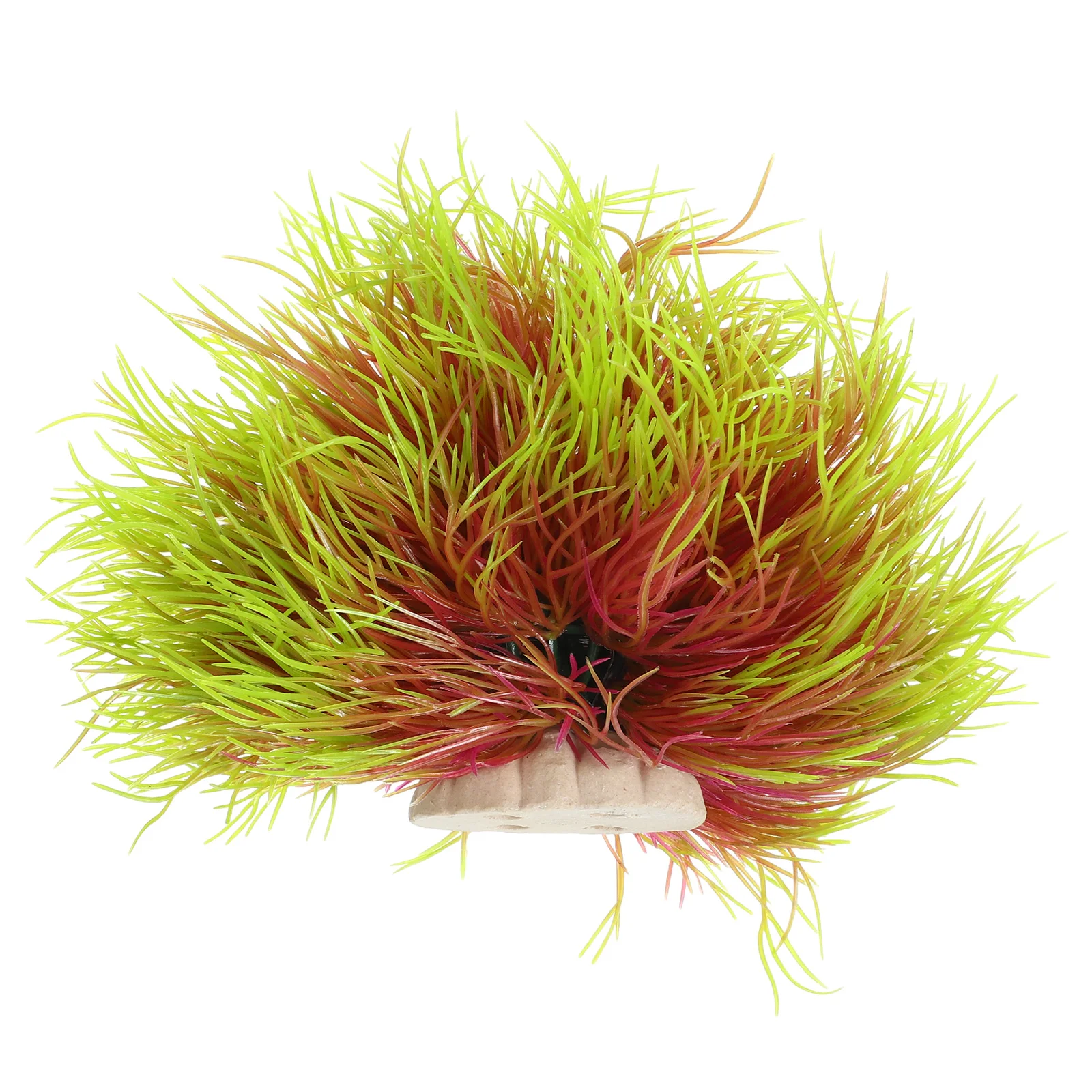 

Simulated Plant Decorations Large Size Yellow Aquatic Plants for Fish Tank Plastic Decoration Fish Aquarium