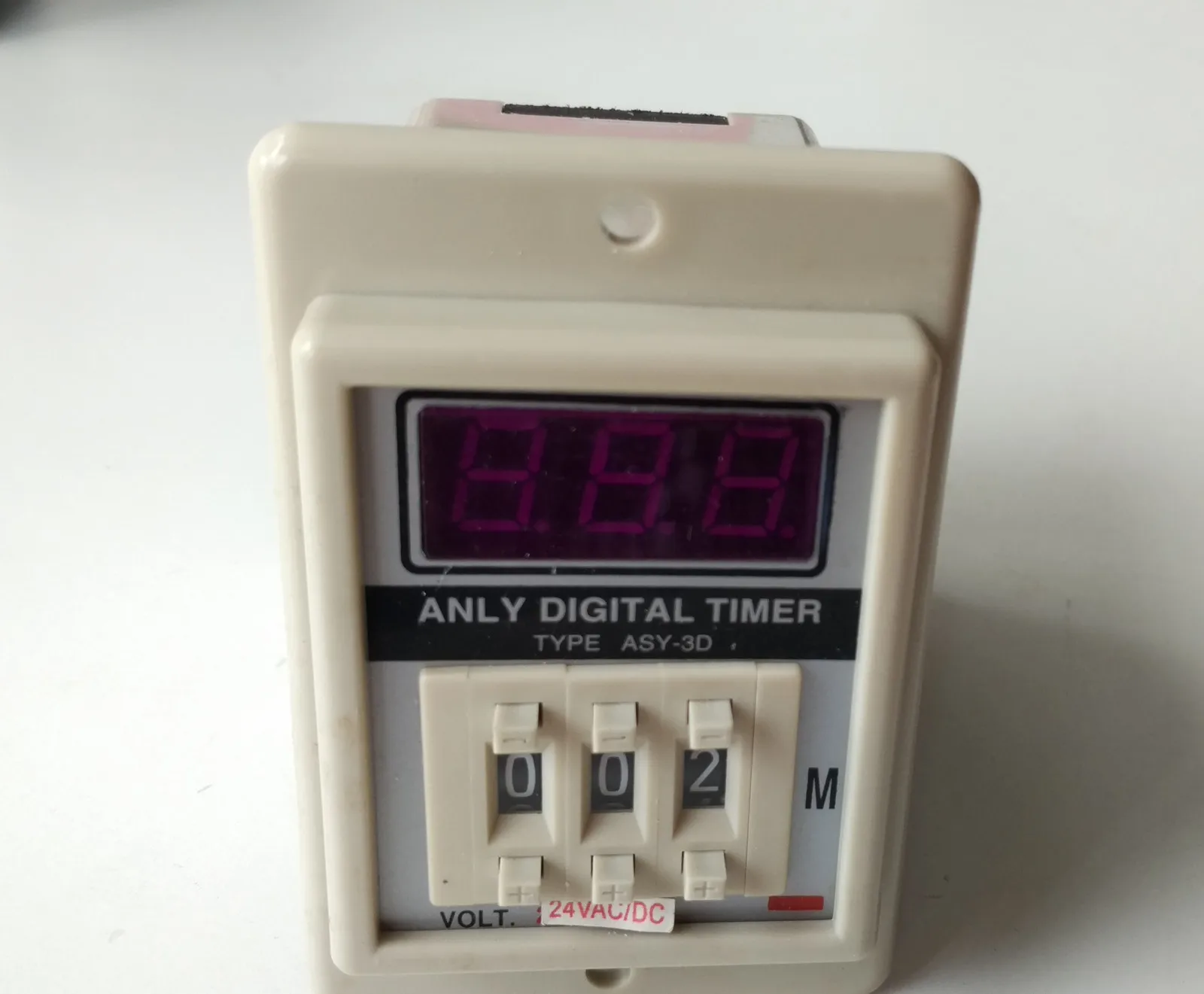 US Stock 1Pc ASY-3D Pro DC24V Power ON Delay Timer Time Relay 1M ~ 999M