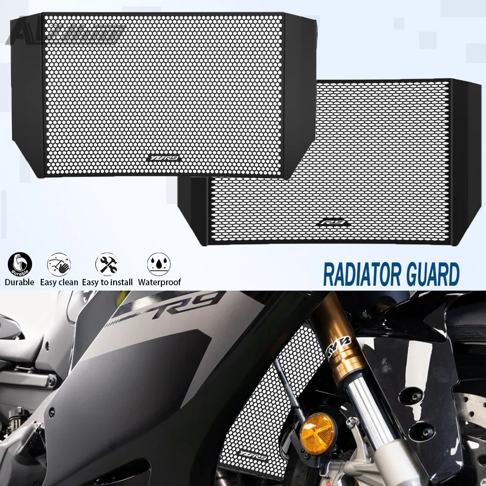 For Yamaha YZFR9 YZF R9 YZF-R9 2024 2025 2026 2027 Motorcycle Radiator Guard Oil Cooler Protector Grille Protective Grill Cover
