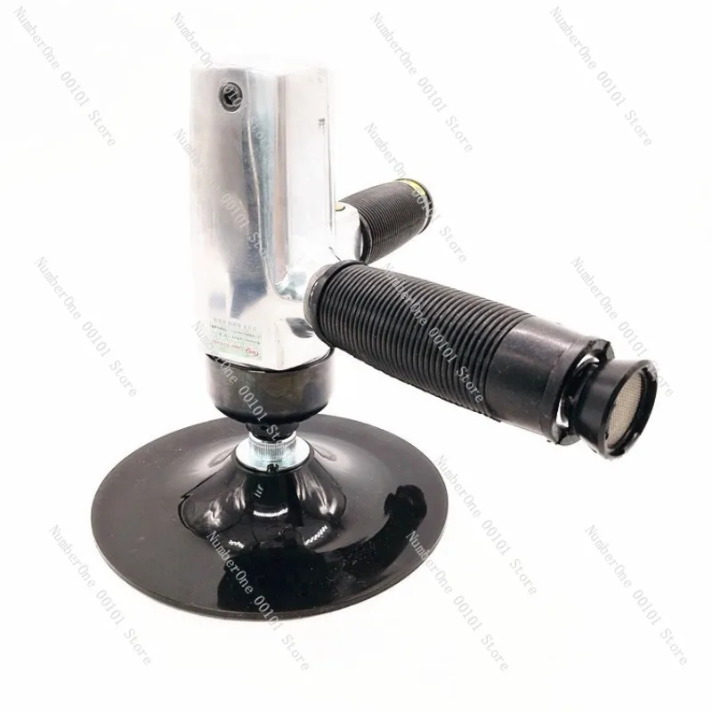 DR-2401 7 Inch Pneumatic Polishing and Waxing Machine, Air Powered Car Polisher Buffer Tool for Auto Detailing